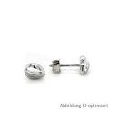 Ohrstecker filigran Tropfen ohne Stein echt Silber 925...