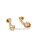 Ohrstecker lang Ohrhänger mit Zirkonia echt Gold 585 Glanz 20x6mm