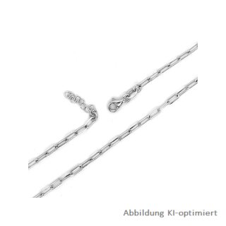 Fußkette Schiffsanker echt Silber 925 Glanz Länge 24+2cm