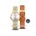 Bering Damenuhr Stahl Meshband IP goldfarben 3 ATM Saphirglas inkl. Wechselarmband Leder braun 15792-530