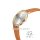 Bering Damenuhr Stahl Meshband IP goldfarben 3 ATM Saphirglas inkl. Wechselarmband Leder braun 15792-530