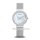 Bering Damenuhr silberfarben Edelstahl Metallband  Glitzerlünette 14531-004