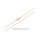 Flachpanzerkette Panzerkette 1,1mm echt Gold 585 Glanz