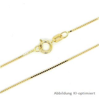 Veneziakette Venezianerkette echt Gold 585 Glanz 0,7mm