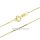 Veneziakette Venezianerkette echt Gold 585 Glanz 0,7mm