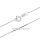 Veneziakette Venezianerkette echt Weißgold 585 Glanz 0,7mm