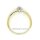 Damenring Verlobungsring Solitärring mit Diamant echt Gold 585 Glanz Rinqweite 65