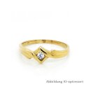 Damenring mit Zirkonia echt Gold 333 Glanz