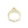 Damenring mit synth. Aquamarin echt Gold 585 Ringweite 54
