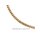 Panzerkette massiv echt Gold 333 Glanz ca. 4mm breit, ca. 50cm lang