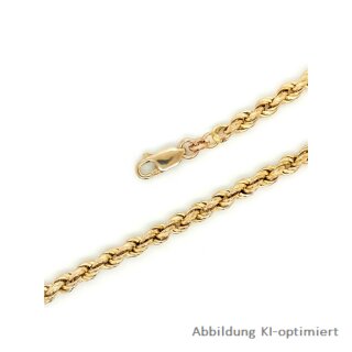 Armband Kordelmuster 4mm echt Gold 333 Glanz Länge 20,5cm