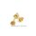 Ohrstecker mit Citrin echt Gold 333 Glanz 4x5mm