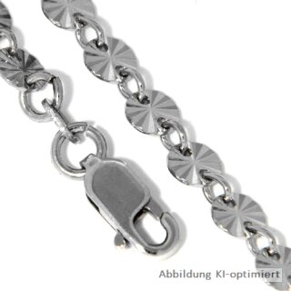 Fantasiearmband mit Sonnenschliff Silber 925 rhodiniert