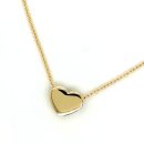 Halskette mit Herz echt Gold 333 Glanz 42+3cm