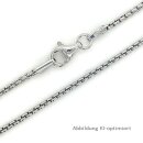 Venezianerkette Veneziakette rund 1,1mm echt Silber 925...