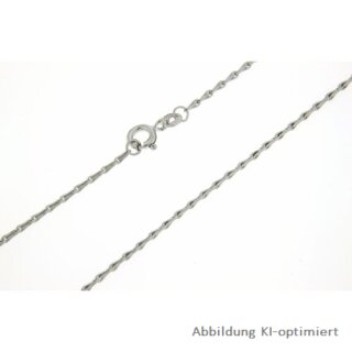 Haferkornkette 1,3mm echt 925 Silber poliert