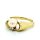 Damenring mit Diamant und Perle echt Gold 585 Glanz Ringweite 57