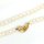 Perlkette mit Schmuckschließe aus Echtgold 585 mit Diamant 47cm