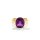 Damenring mit Amethyst echt Gold 333 Glanz Ringweite 54