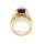 Damenring mit Amethyst echt Gold 333 Glanz Ringweite 54