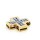 Gleiter Anhänger Kreuz mit Zirkona echt Gold 333 Glanz 15,8mm