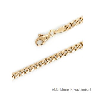 Armband Panzer 3mm echt Gold 333 Glanz Länge 21,5cm
