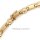 Massives Collier 7mm echt Gold 585 matt/Glanz Länge 44,5cm