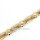 Massives Armband 7mm echt Gold 585 matt/Glanz Länge 20,5cm