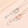 Collier Herz und Stern mit Zirkonia echt Silber 925 Glanz 40+3cm