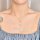 Collier Herz und Stern mit Zirkonia echt Silber 925 Glanz 40+3cm