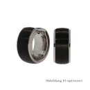 Creolen schwarz Titan 15,5x6,5mm