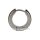 Creolen schwarz Titan 15,5x6,5mm
