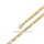Lakatenerarmband geschliffen 4,2mm echt Gold 585 Glanz 23cm