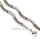 Armband Welle Titan matt/Glanz 19cm