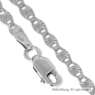 Armband Fantasie mit Sonnenschliff, echt Silber 925 Länge 19cm