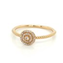 Damenring Verlobungsring mit 35 Diamanten echt Gold 585...