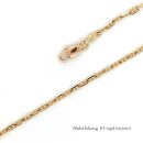 Stegankerarmband, Gelbgold 333, Länge 18,5cm