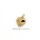 Kleine Gravurplatte Anhänger Herz echt Gold 333 17x11mm