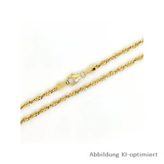 Singapurkette 2,4mm echt Gold 333 Glanz Länge 42cm