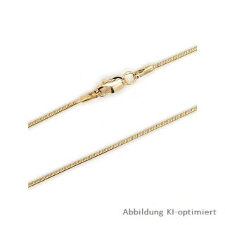 Schlangenkette 0,8mm echt Gold 585 Länge 44cm