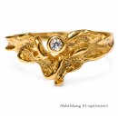 Damenring NORDIC mit Zirkonia echt Gold 333 Ringweite 60