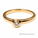 Damenring Brillantring 0,06ct. echt Gold 585 Glanz...