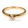 Damenring Brillantring 0,06ct. echt Gold 585 Glanz Ringweite 57