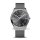 Bering Herrenuhr Ultra Slim Edelstahl grau Matt/Poliert  Saphirglas, Ziffernblatt schwarz, 3 ATM, 18340-377