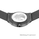 Bering Solar Herrenuhr Datum Milanaiseband und Zifferblatt grau Saphirglas 14442-077
