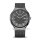 Bering Solar Herrenuhr Datum Milanaiseband und Zifferblatt grau Saphirglas 14442-077