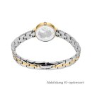 Bering Damenuhr Gliederarmband bicolor, Ziffernblatt weiß Saphirglas 11022-714