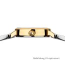 Bering Damenuhr Gliederarmband bicolor, Ziffernblatt weiß Saphirglas 11022-714