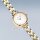 Bering Damenuhr Gliederarmband bicolor, Ziffernblatt weiß Saphirglas 11022-714