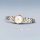 Bering Damenuhr Gliederarmband bicolor, Ziffernblatt weiß Saphirglas 11022-714